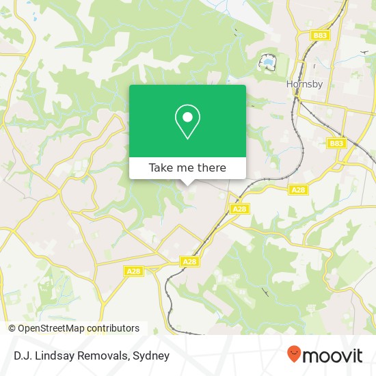 D.J. Lindsay Removals map