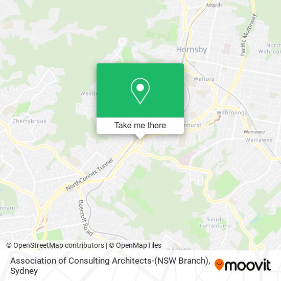 Association of Consulting Architects-(NSW Branch) map