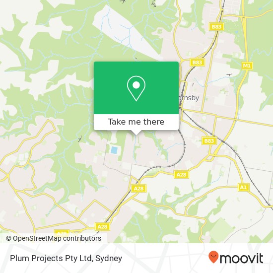 Plum Projects Pty Ltd map