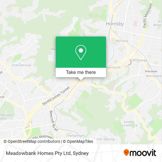 Meadowbank Homes Pty Ltd map