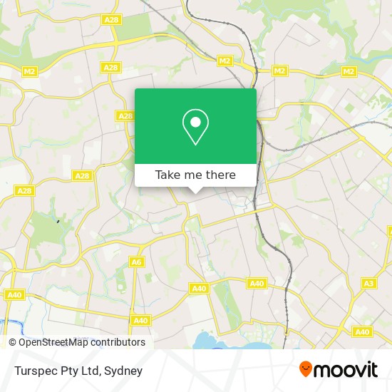 Mapa Turspec Pty Ltd