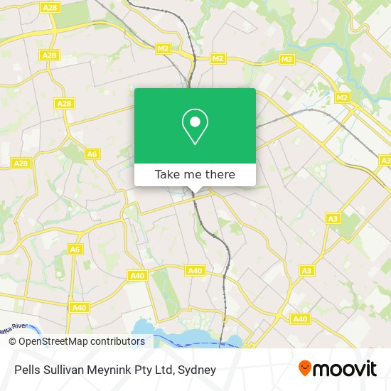 Pells Sullivan Meynink Pty Ltd map