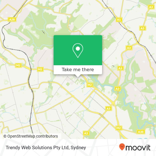 Trendy Web Solutions Pty Ltd map