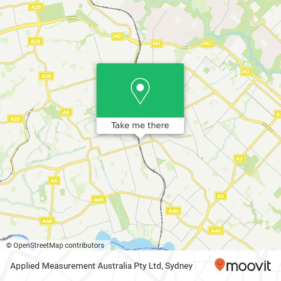 Applied Measurement Australia Pty Ltd map