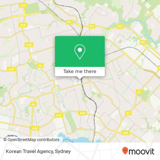 Korean Travel Agency map