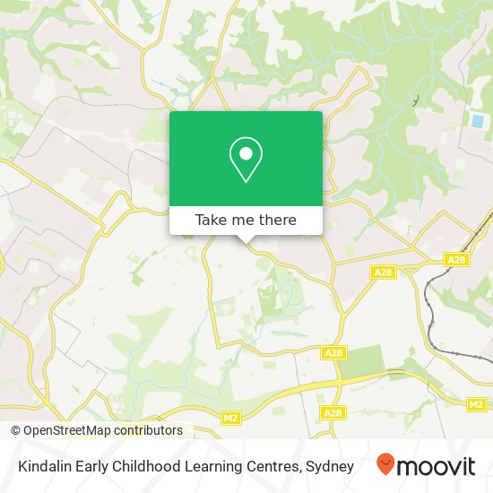 Mapa Kindalin Early Childhood Learning Centres