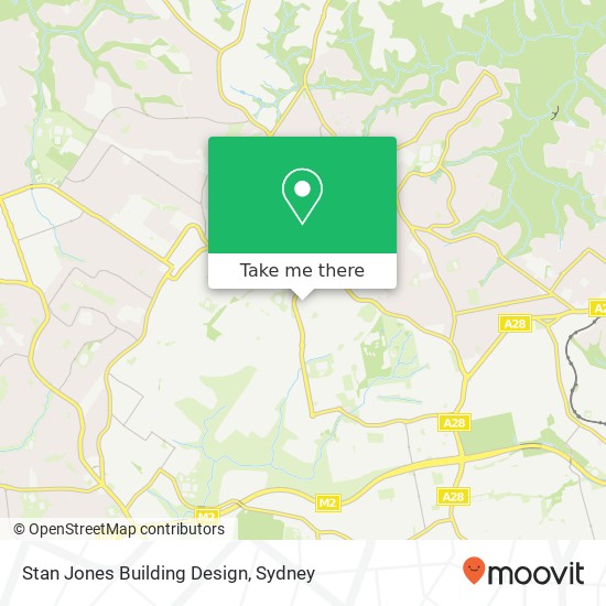 Stan Jones Building Design map