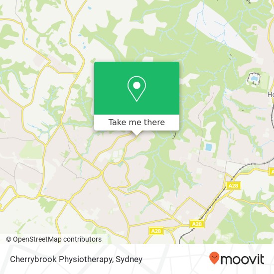 Cherrybrook Physiotherapy map