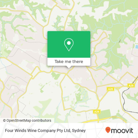 Four Winds Wine Company Pty Ltd map