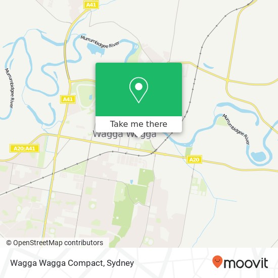 Wagga Wagga Compact map