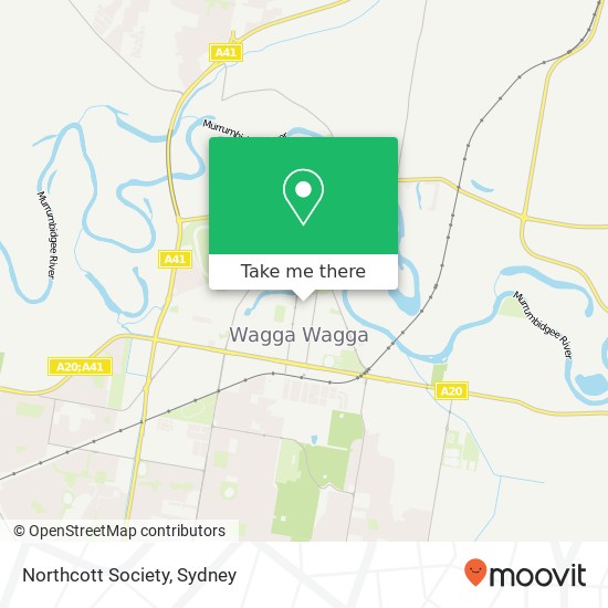 Mapa Northcott Society