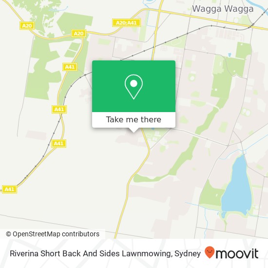 Riverina Short Back And Sides Lawnmowing map