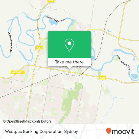 Westpac Banking Corporation map
