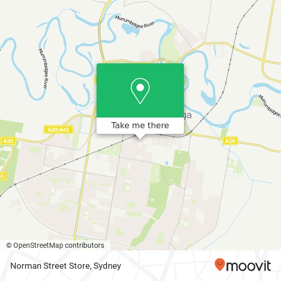 Norman Street Store map