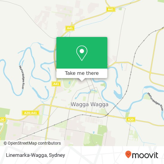 Linemarka-Wagga map