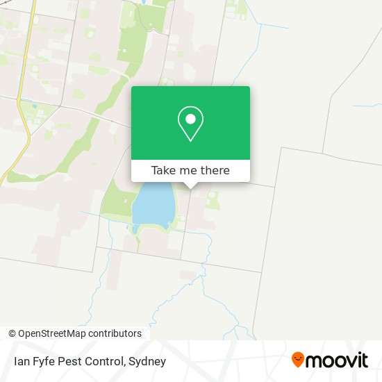 Mapa Ian Fyfe Pest Control