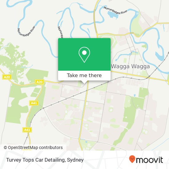 Turvey Tops Car Detailing map