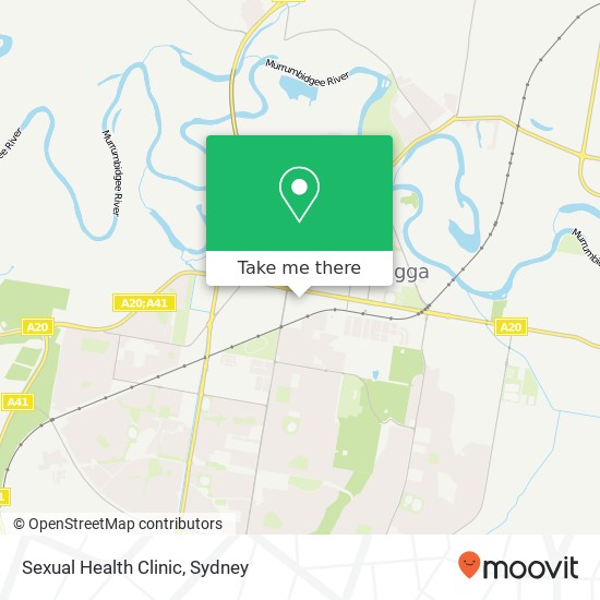 Sexual Health Clinic map