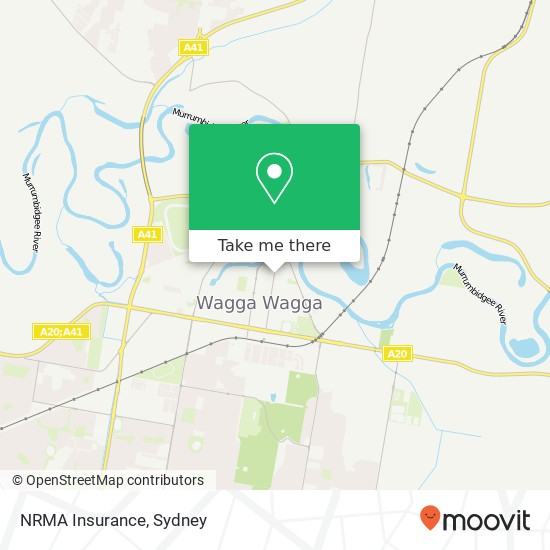 Mapa NRMA Insurance