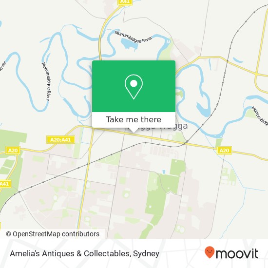 Amelia's Antiques & Collectables map