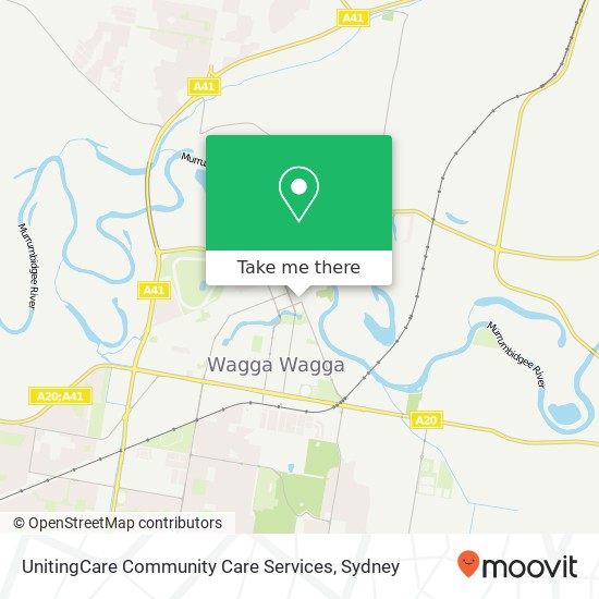 Mapa UnitingCare Community Care Services