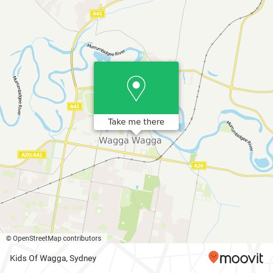 Kids Of Wagga map