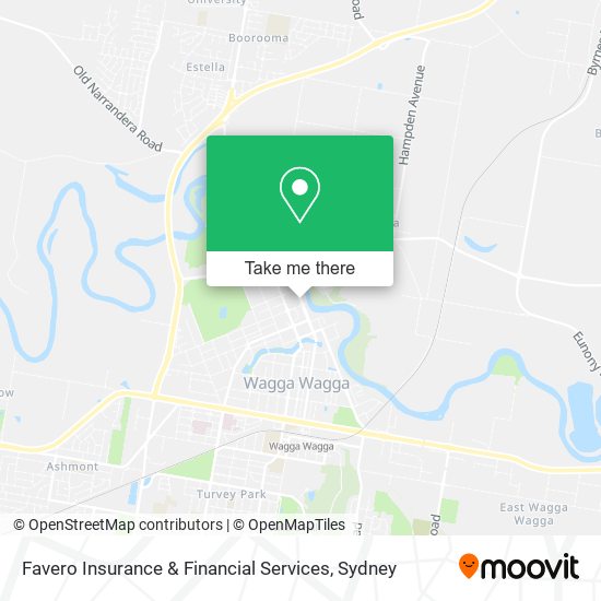 Favero Insurance & Financial Services map