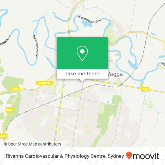 Riverina Cardiovascular & Physiology Centre map