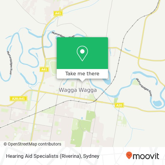 Hearing Aid Specialists (Riverina) map