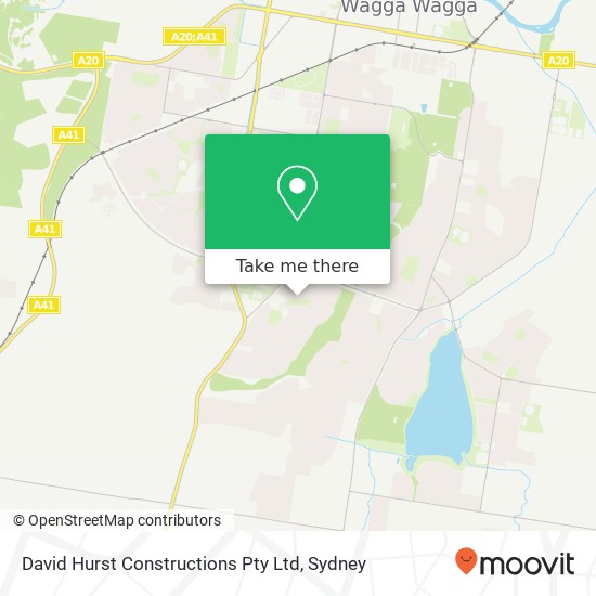 David Hurst Constructions Pty Ltd map