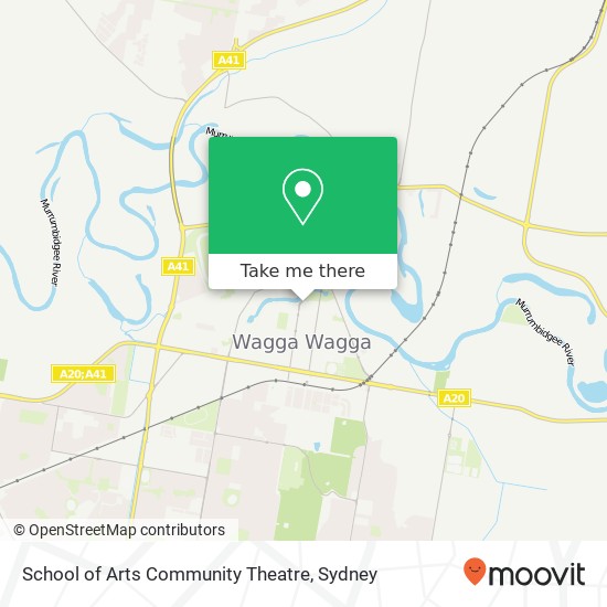 School of Arts Community Theatre map