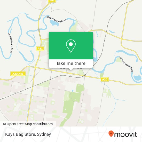 Kays Bag Store map