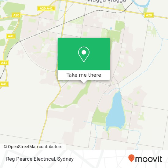 Reg Pearce Electrical map