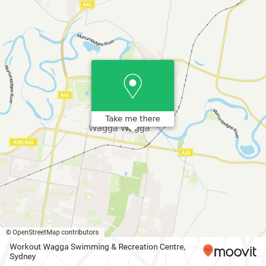Workout Wagga Swimming & Recreation Centre map