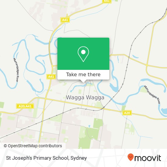 St Joseph's Primary School map