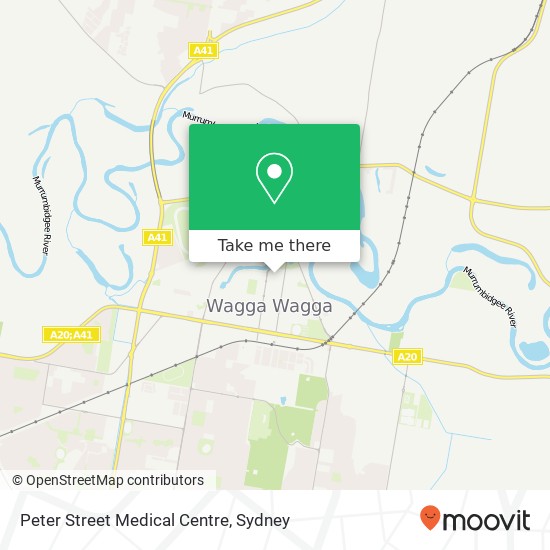 Mapa Peter Street Medical Centre