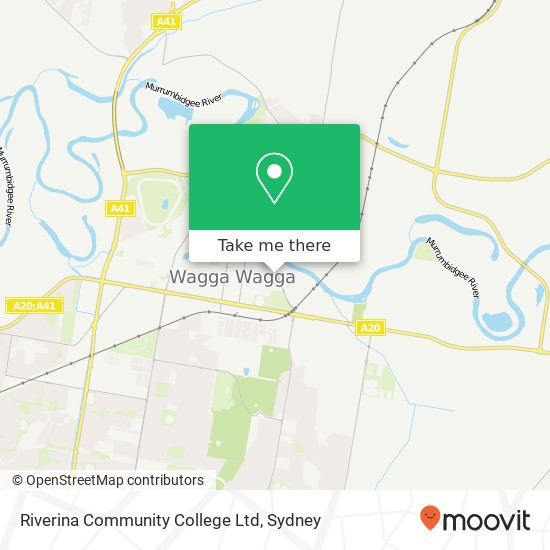 Riverina Community College Ltd map