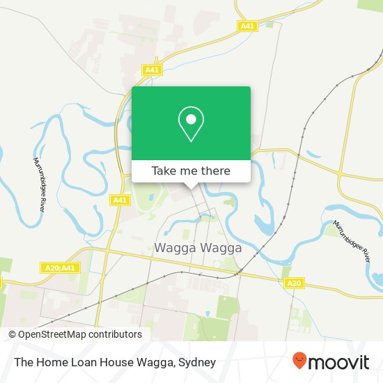 The Home Loan House Wagga map