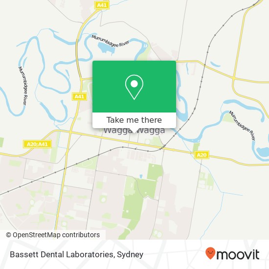 Bassett Dental Laboratories map