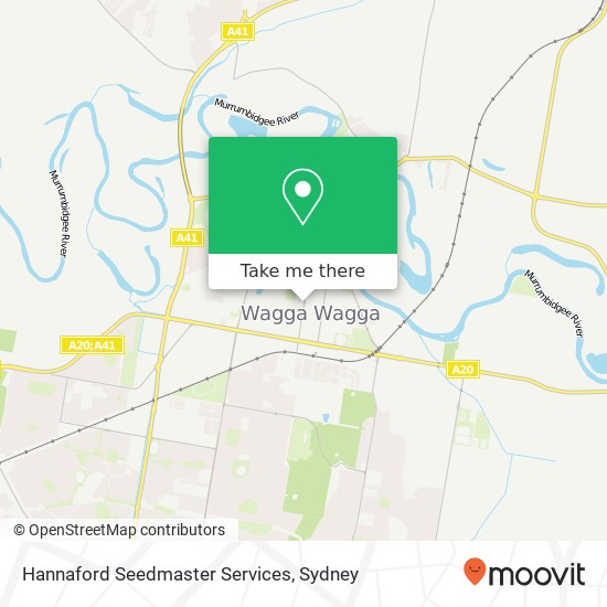 Mapa Hannaford Seedmaster Services