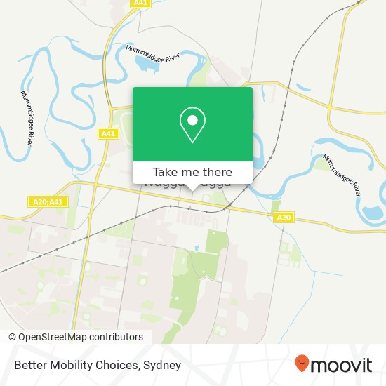 Mapa Better Mobility Choices