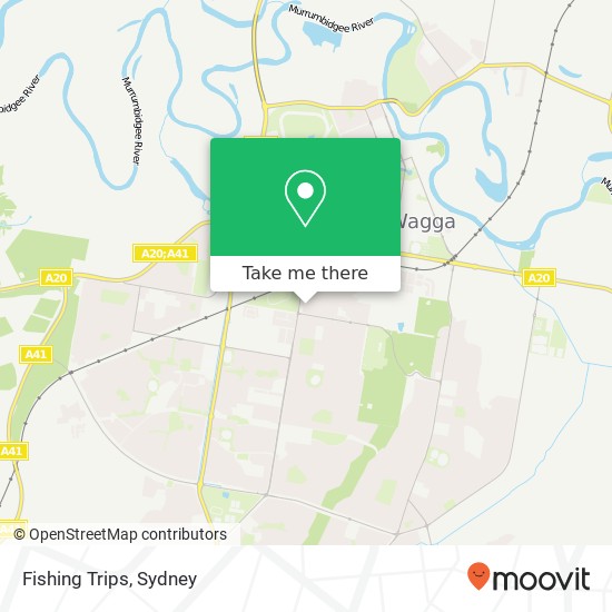 Fishing Trips map