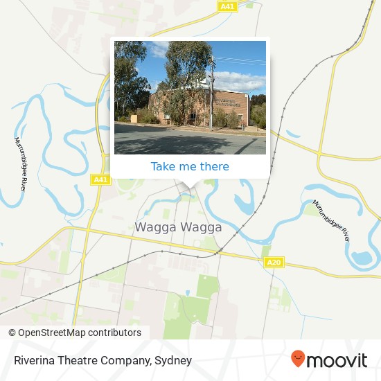 Riverina Theatre Company map