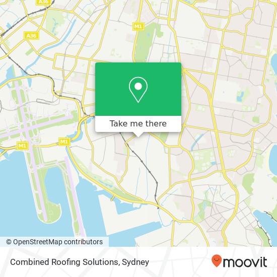 Combined Roofing Solutions map