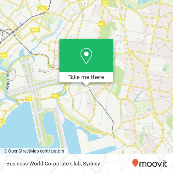 Mapa Business World Corporate Club