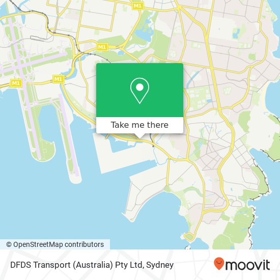 DFDS Transport (Australia) Pty Ltd map
