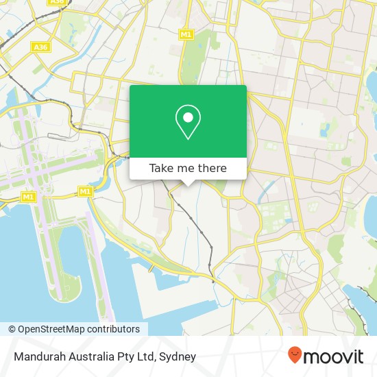 Mandurah Australia Pty Ltd map