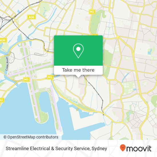 Streamline Electrical & Security Service map