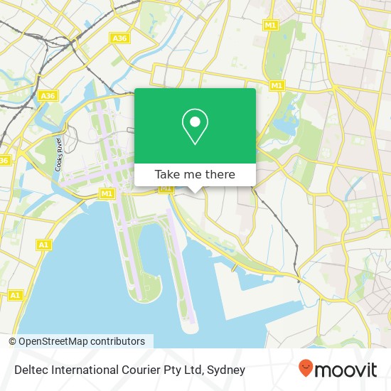 Deltec International Courier Pty Ltd map