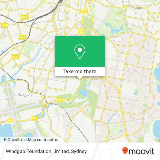 Mapa Windgap Foundation Limited